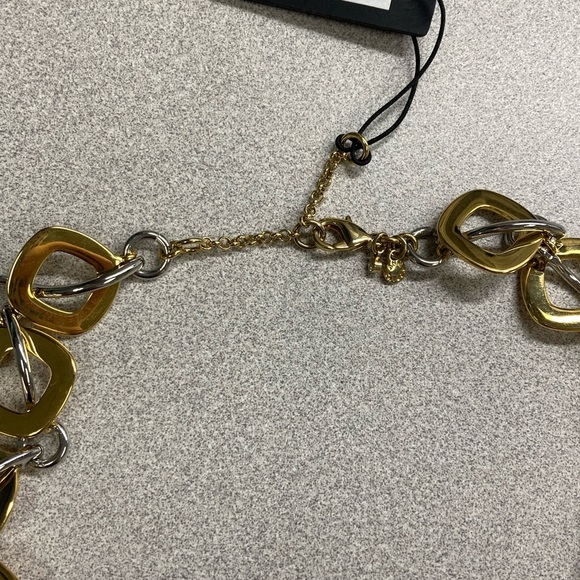 🔹BRAND NEW🔸Ann Taylor Gold & Silver Chain Necklace - Picture 4 of 4